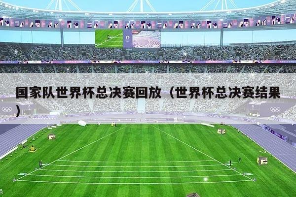 国家队世界杯总决赛回放（世界杯总决赛结果）